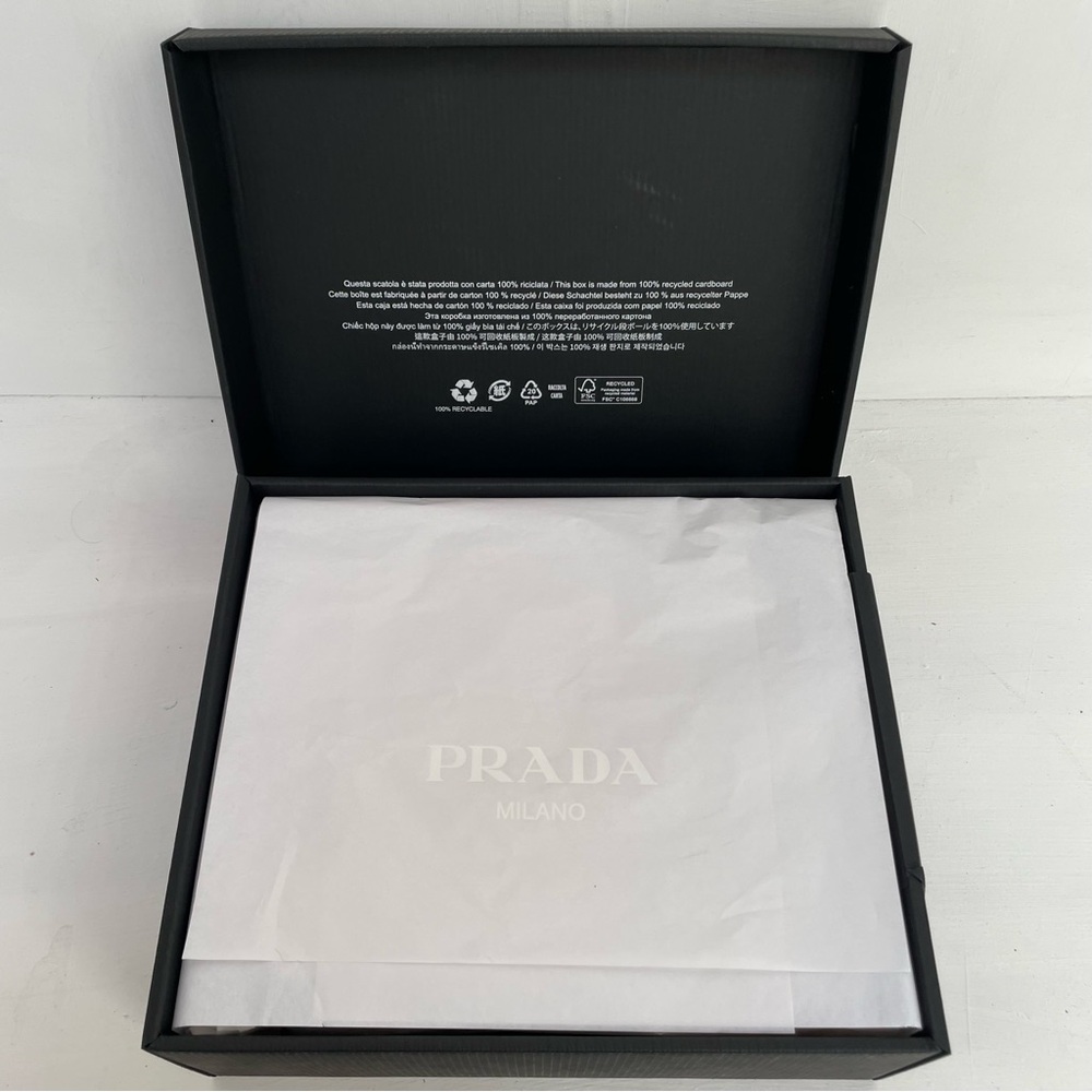 Prada Prax 2.0 Fabric And Mesh Sneakers White NWT In Box - Picture 4 of 15